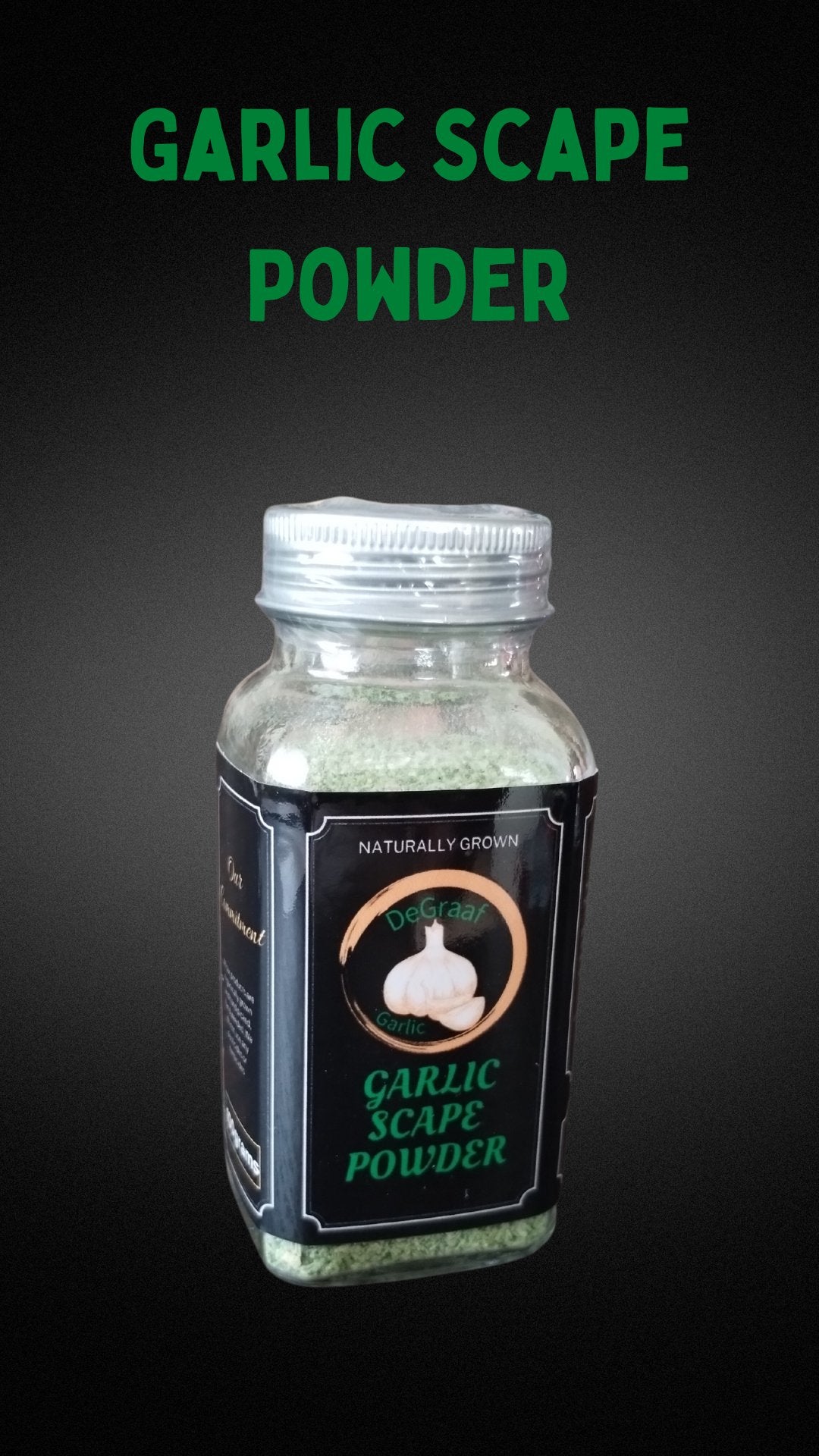 Garlic Scape Powder - deGraaf Garlic